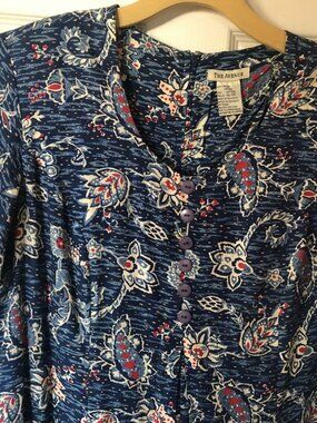 The Avenue Romper Jumpsuit Floral blue Womens Size 18/20